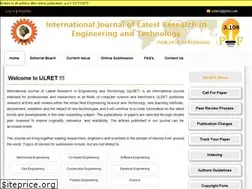 Sites similar to ijlret.com