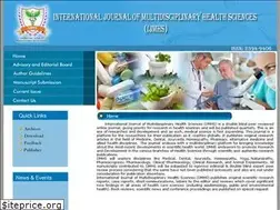 Sites similar to ijmhsjournal.in
