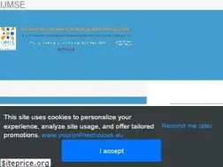 Sites similar to ijmse.com