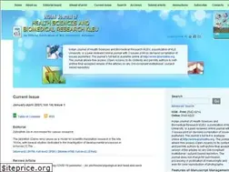 Sites similar to ijournalhs.org