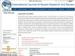 Sites similar to ijrrr.com