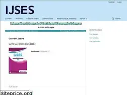 Sites similar to ijses.org