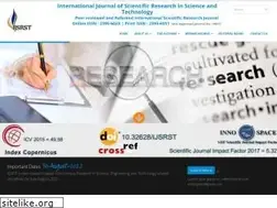 Sites similar to ijsrst.com
