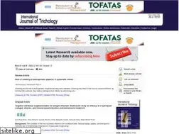 Sites similar to ijtrichology.com