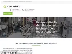 Sites similar to ik-industry.de