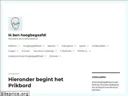 Sites similar to ikbenhoogbegaafd.nl