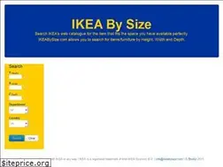 Sites similar to ikeabysize.com