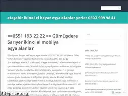 Sites similar to ikincielbeyazesyaalanlaratasehir.wordpress.com