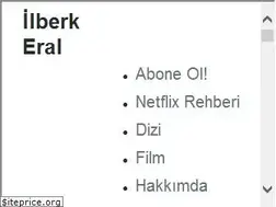 Sites similar to ilberk.com