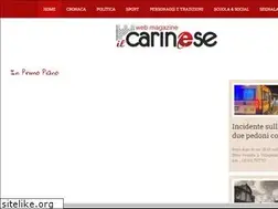 Sites similar to ilcarinese.it