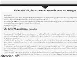 Sites similar to iledere-loix.fr