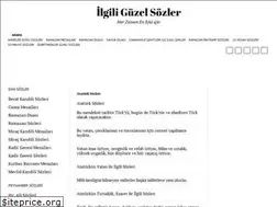 Sites similar to ilgiliguzelsozler.com