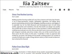 Sites similar to iliazaitsev.me