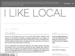 Sites similar to ilikelocal.blogspot.com