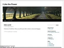 Sites similar to ilikethepower.com