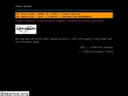 Sites similar to ilkerguller.com