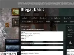 Sites similar to illegalbahis.blogspot.com