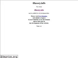 Sites similar to illusory.info