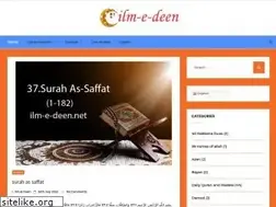 Sites similar to ilm-e-deen.net