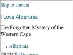 Sites similar to ilovealbertinia.co.za