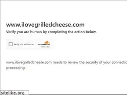 Sites similar to ilovegrilledcheese.com