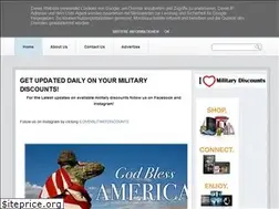 Sites similar to ilovemilitarydiscounts.com