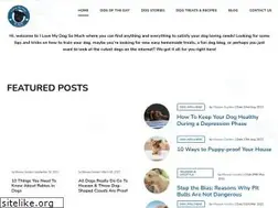 Sites similar to ilovemydogsomuch.com