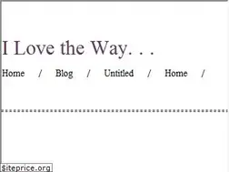 Sites similar to ilovetheway.org