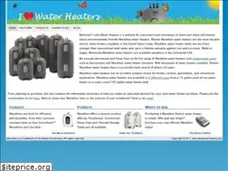 Sites similar to ilovewaterheaters.com