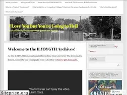 Sites similar to iloveyoubutyouregoingtohell.org