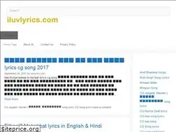 Sites similar to iluvlyrics.com
