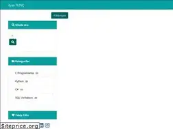 Sites similar to ilyastunc.com