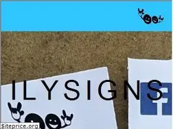 Sites similar to ilysigns.com