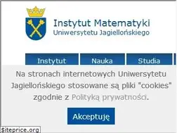 Sites similar to im.uj.edu.pl