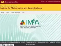 Sites similar to ima.umn.edu