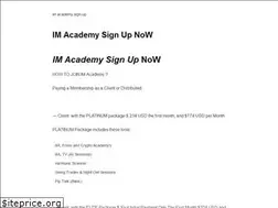 Sites similar to imacademysignup.com
