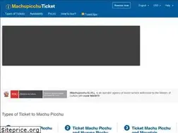 Sites similar to imachupicchuticket.com