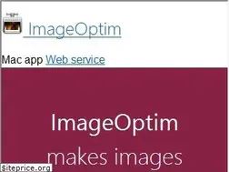 Sites similar to imageoptim.com
