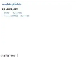 Sites similar to imaidata.github.io