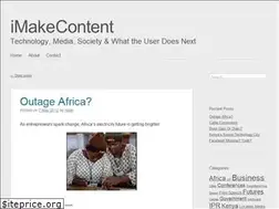 Sites similar to imakecontent.com