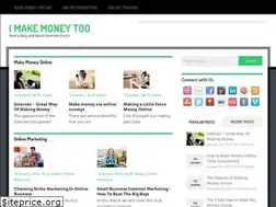 Sites similar to imakemoneytoo.com