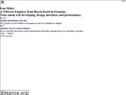 Sites similar to imalov.dev