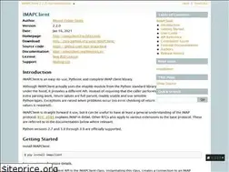 Sites similar to imapclient.readthedocs.io