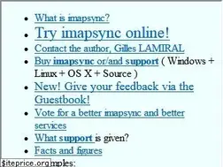 Sites similar to imapsync.lamiral.info