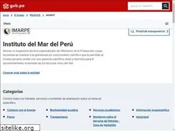 Sites similar to imarpe.gob.pe