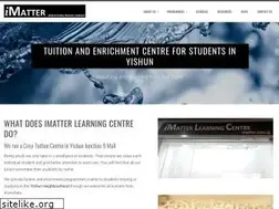 Sites similar to imatter.com.sg