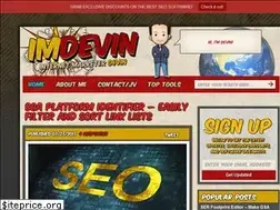 Sites similar to imdevin.com