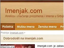 Sites similar to imenjak.com