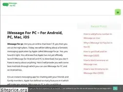 Sites similar to imessageforpc.org