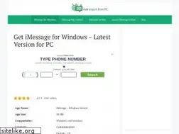 Sites similar to imessageonpcwindows.com